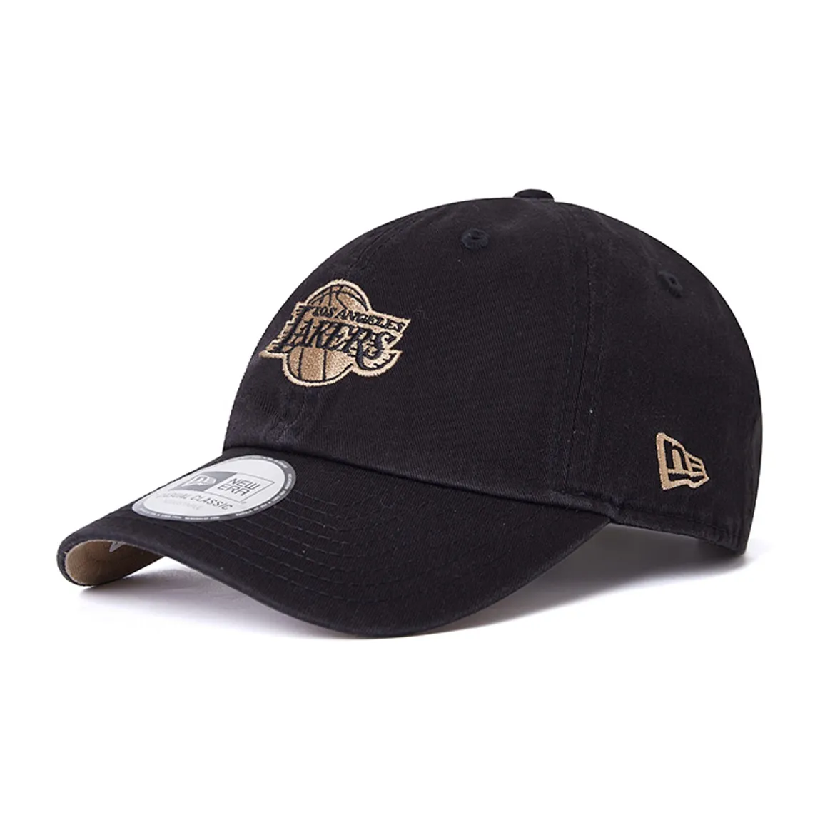 New Era Хлопковые кепки унисекс черные