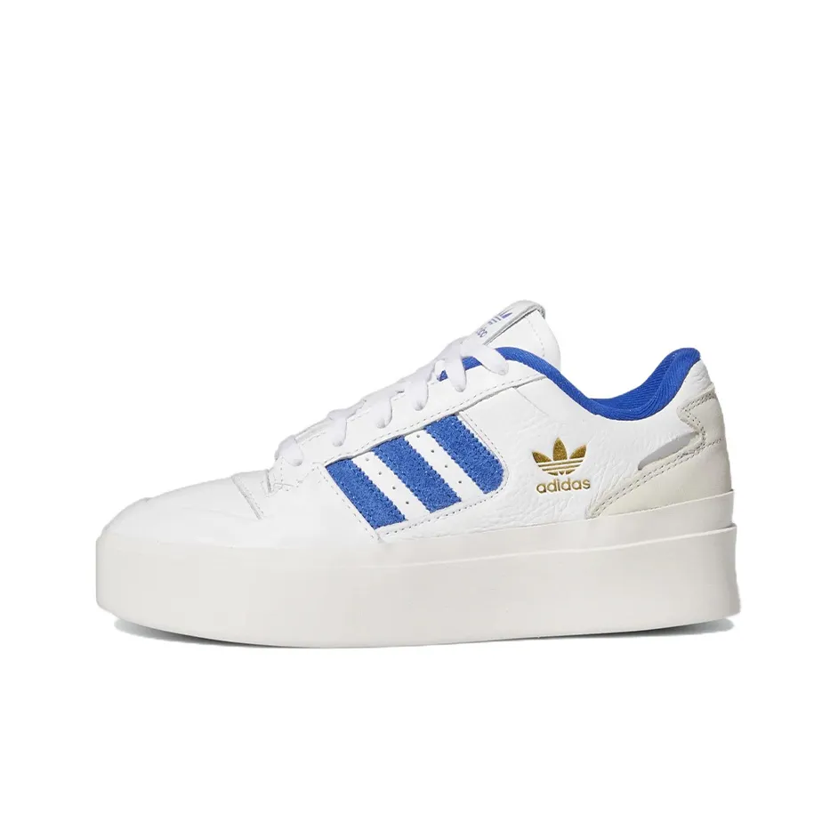 Adidas Forum Bonega Shoes 'Cloud White / Royal Blue' Women's
