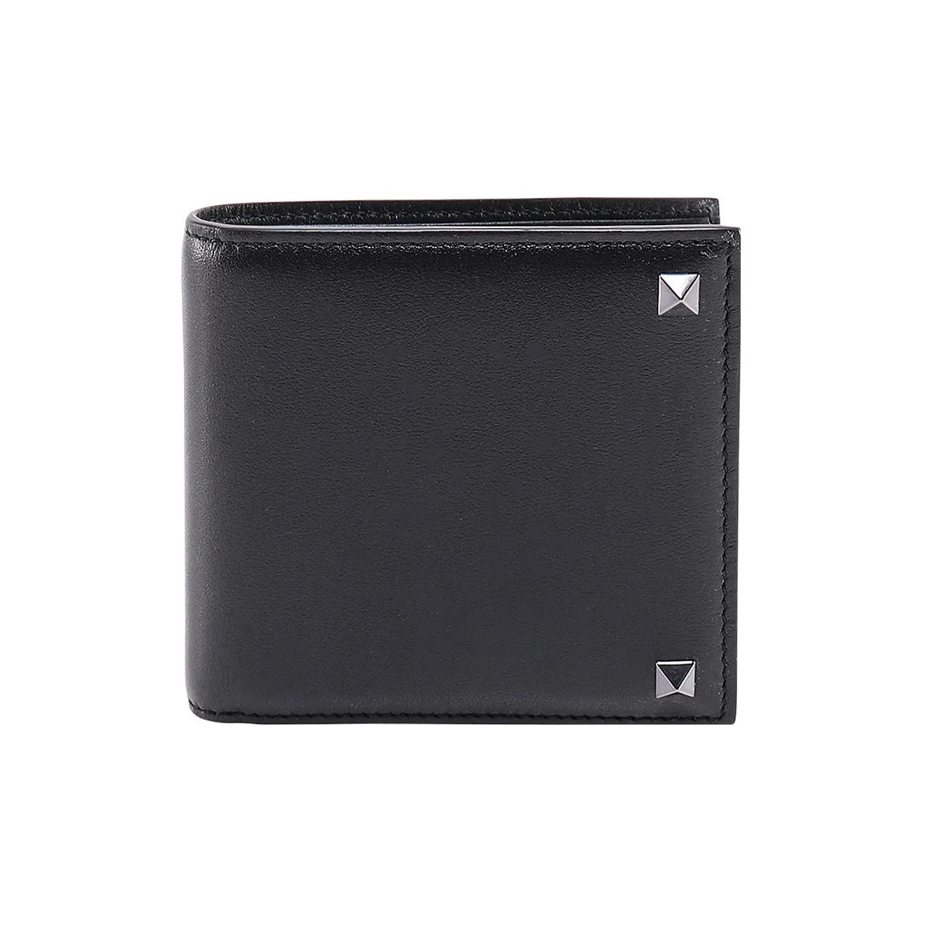 Valentino Leather Wallet Men's Black
