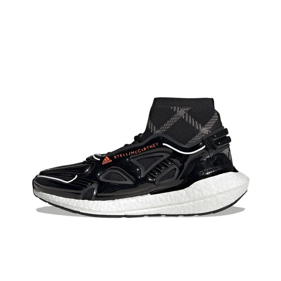 Adidas Stella McCartney X UltraBoost 22 Elevated 'Core Black Signal Orange' Women's