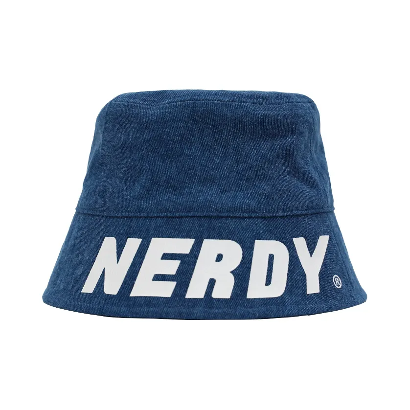 Nerdy Cotton Bucket Hats Синий Унисекс