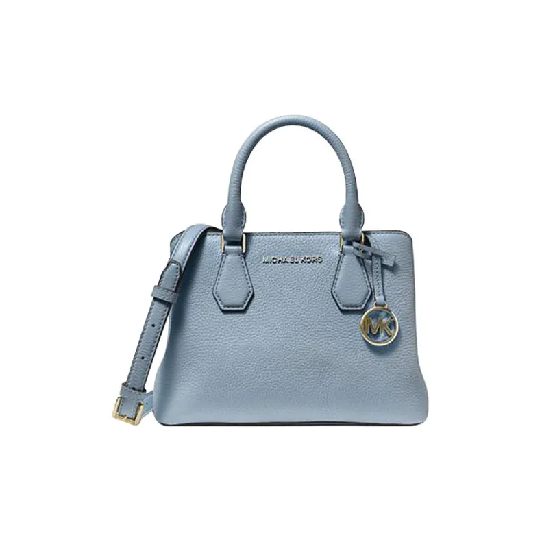 MICHAEL KORS Camille Leather Crossbody Bag Women's Haze Blue