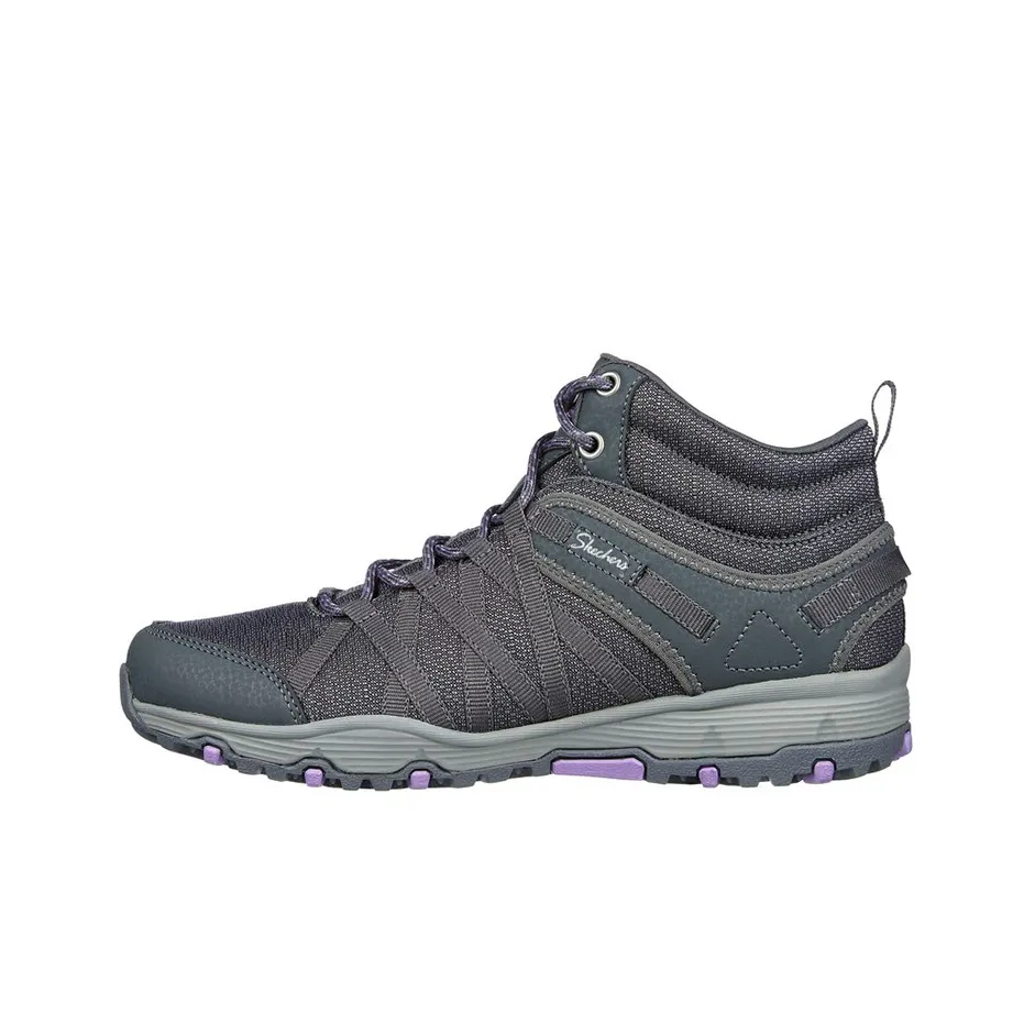Skechers Seager Mountaineering & Hiking Shoes Women's Mid Top Charcoal Gray