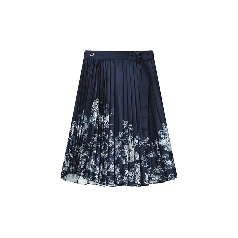 FILA Casual Long Skirts Women's All Over Print