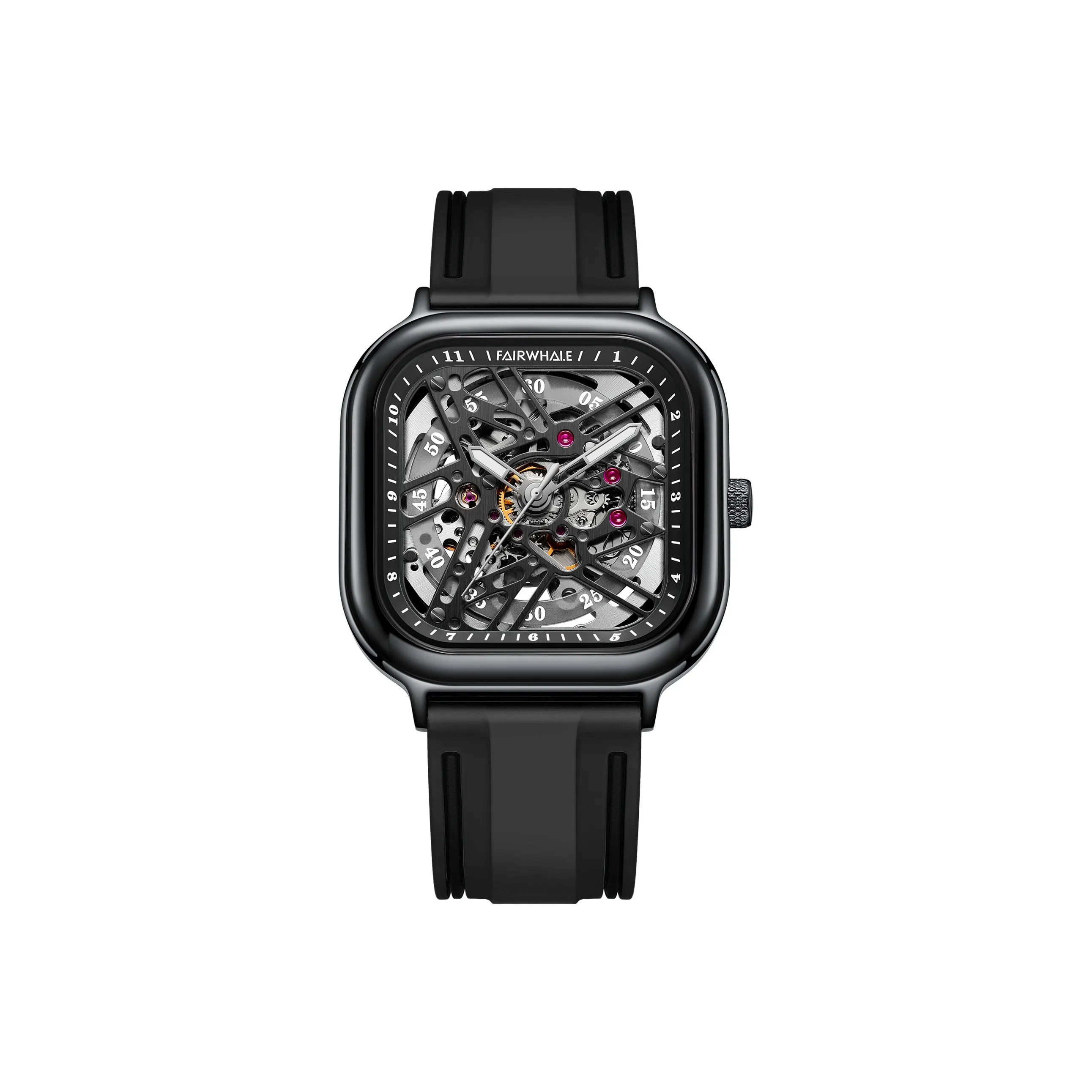 FAIRWHALE Автоматический механический механизм Мужские часы 32мм*32мм*10мм Скелет