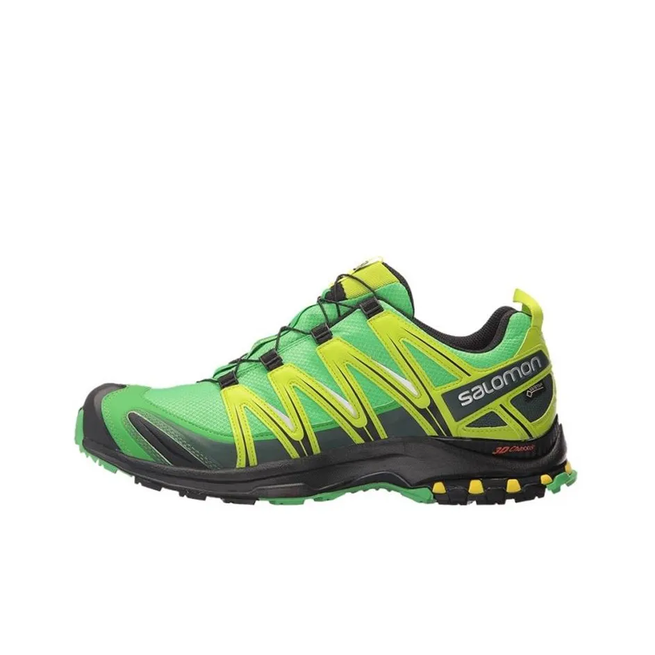 SALOMON XA PRO 3D Xa Pro 3d Gt Anti Slip Wear Resistant Low Top Outdoor Shoes Green Black