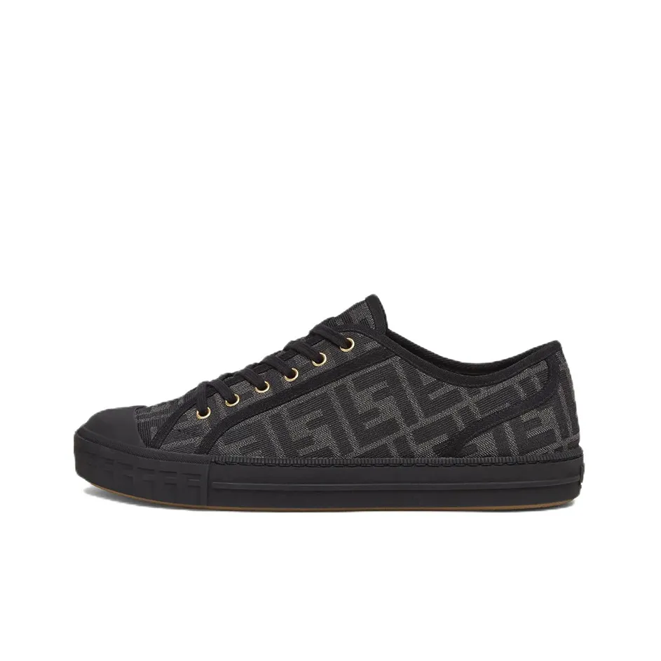 FENDI Domino Ff Lop Top Black
