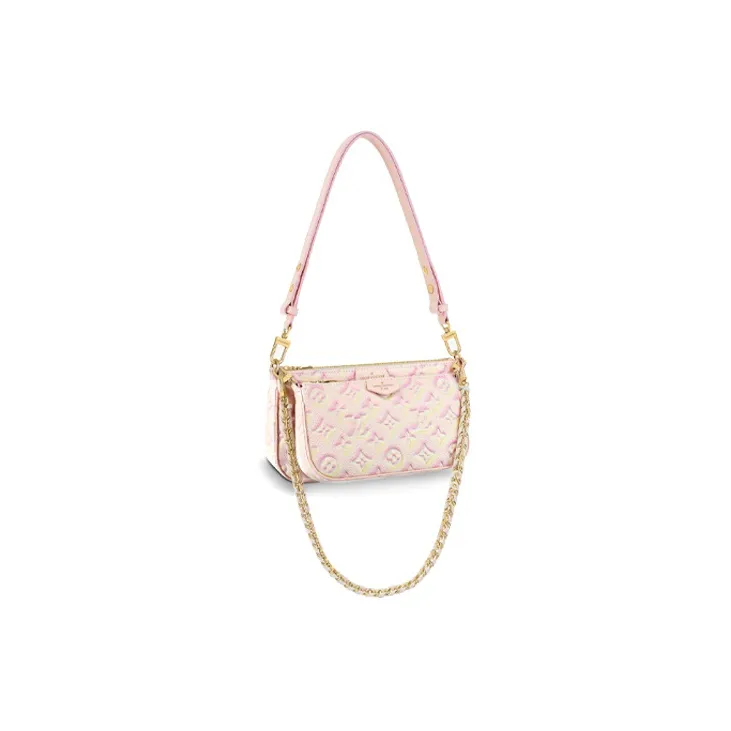 LOUIS VUITTON Multi Pochette Accessoires Light Pink
