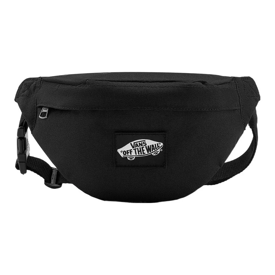 VANS Полиэстер Sling Сумка Одно плечо Через плечо Бананка Обычный Женский Чисто черный