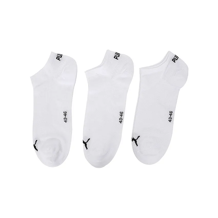 PUMA Ankle Socks Unisex 3 Pack White