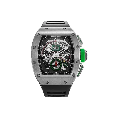 RICHARD MILLE Автоматический Механический Часы Мужские Movement 50mm*42,7mm Черные