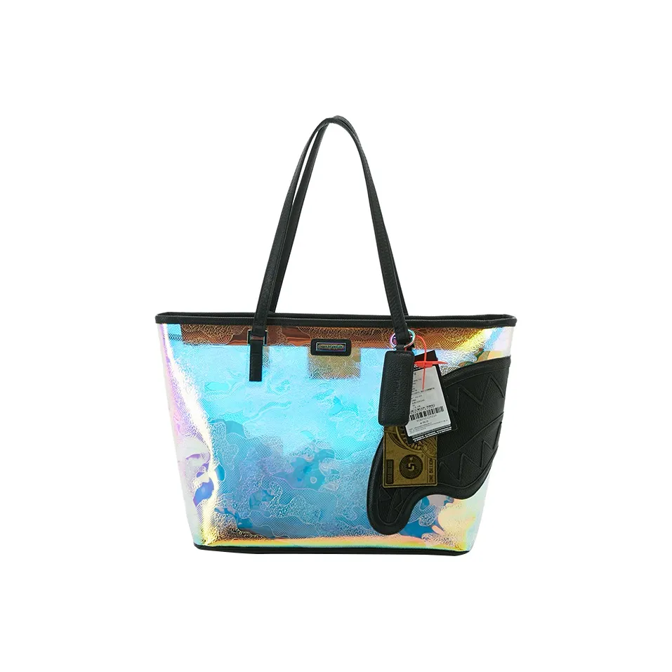 SPRAYGROUND TPU Basket Bag Handbag Medium Size Unisex Multicolor