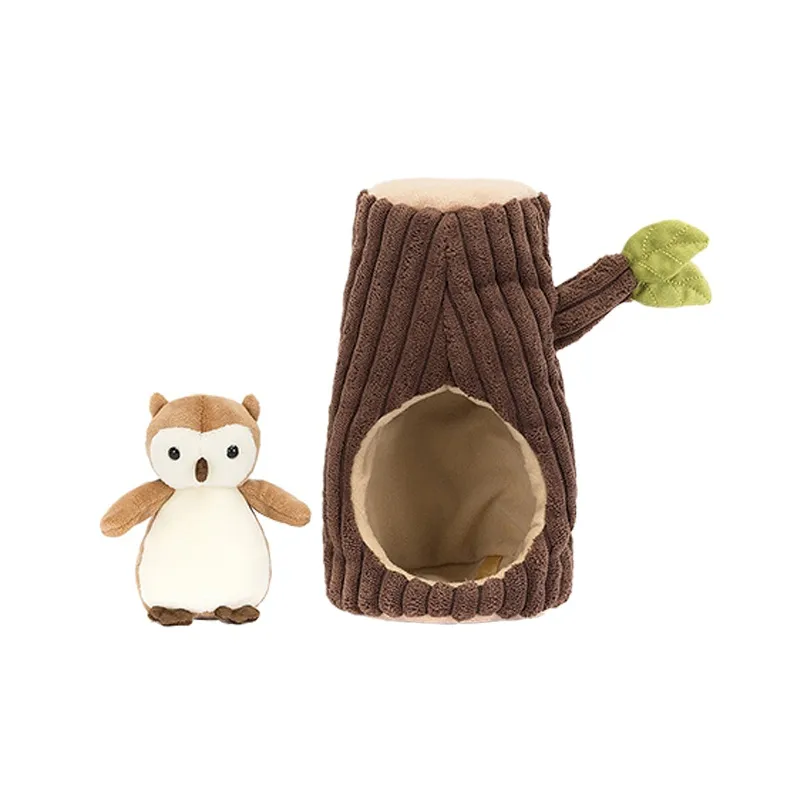 JELLYCAT Bird Collection Дерево Основная часть Сова Куклы Плюшевая кукла 18CM Высота
