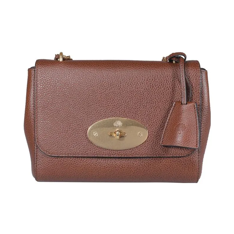 Mulberry Calfskin Crossbody Bag, Shoulder Bag Women's Grain Color