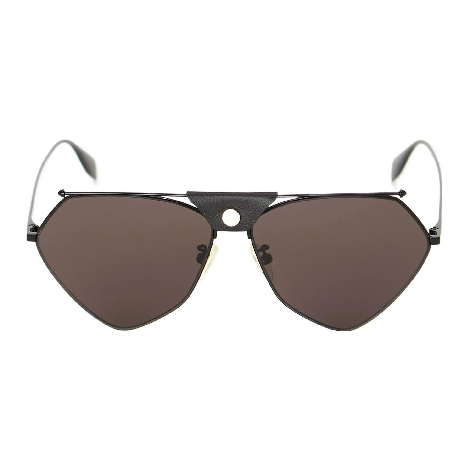 Alexander McQueen Солнцезащитные очки Черные Унисекс