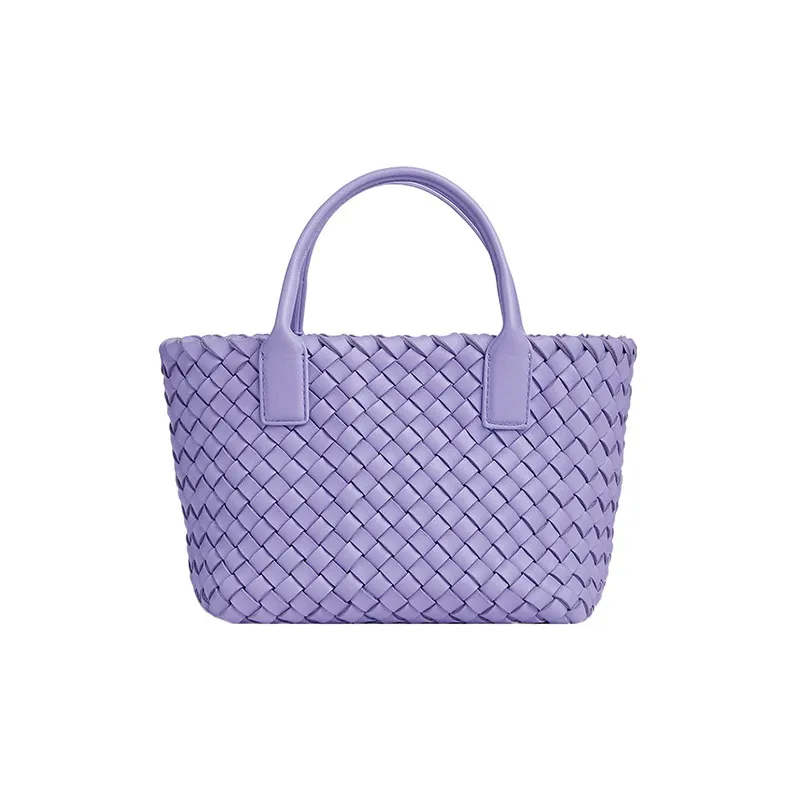 Bottega Veneta Sheepskin Tote Bag, Handbag Mini Women's Light Purple