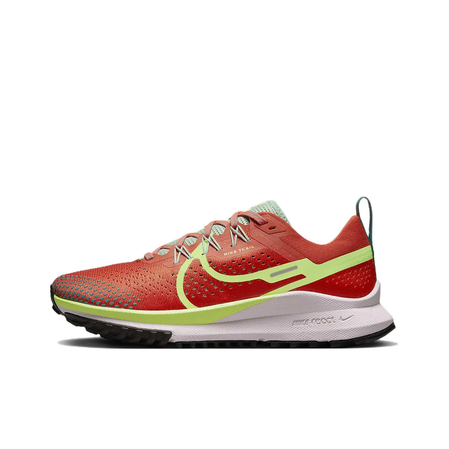 Nike React Pegasus Trail 4 Mantra Orange Enamel Green Bicoastal Ghost Green Women's