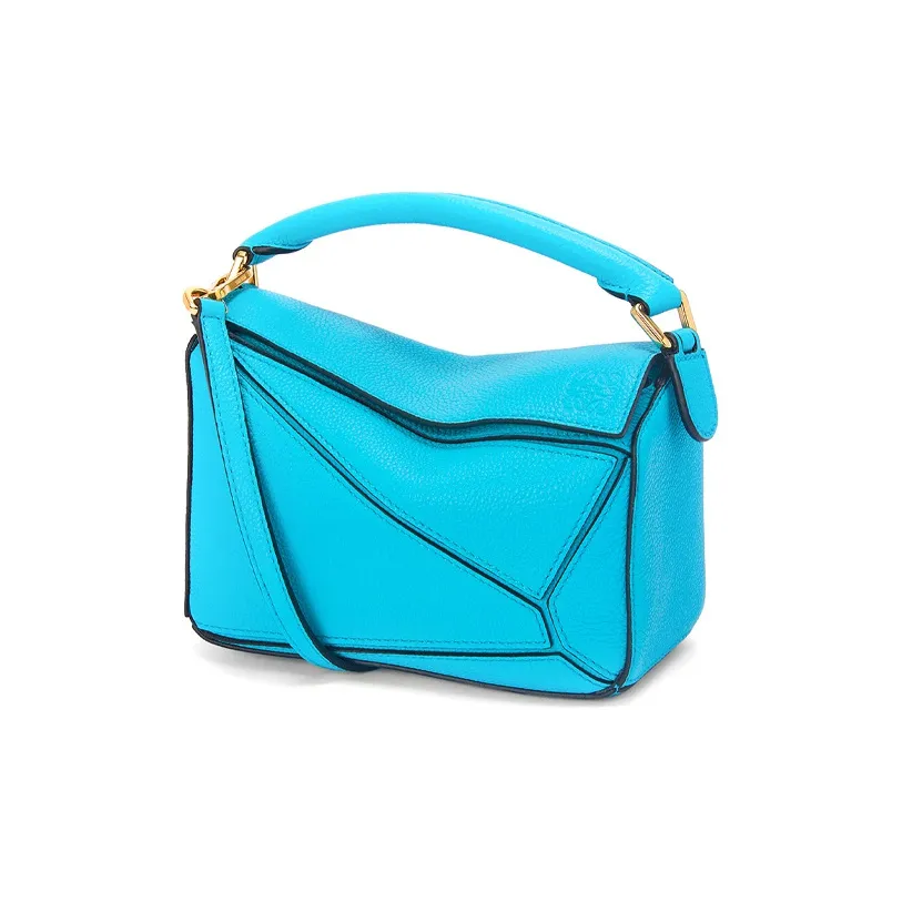 LOEWE Elephant check-print shoulder bag
