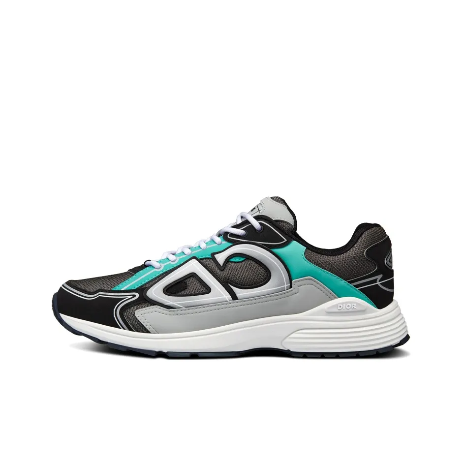 DIOR B30 Casual Shoes Men Low Top Gray/Blue/Black