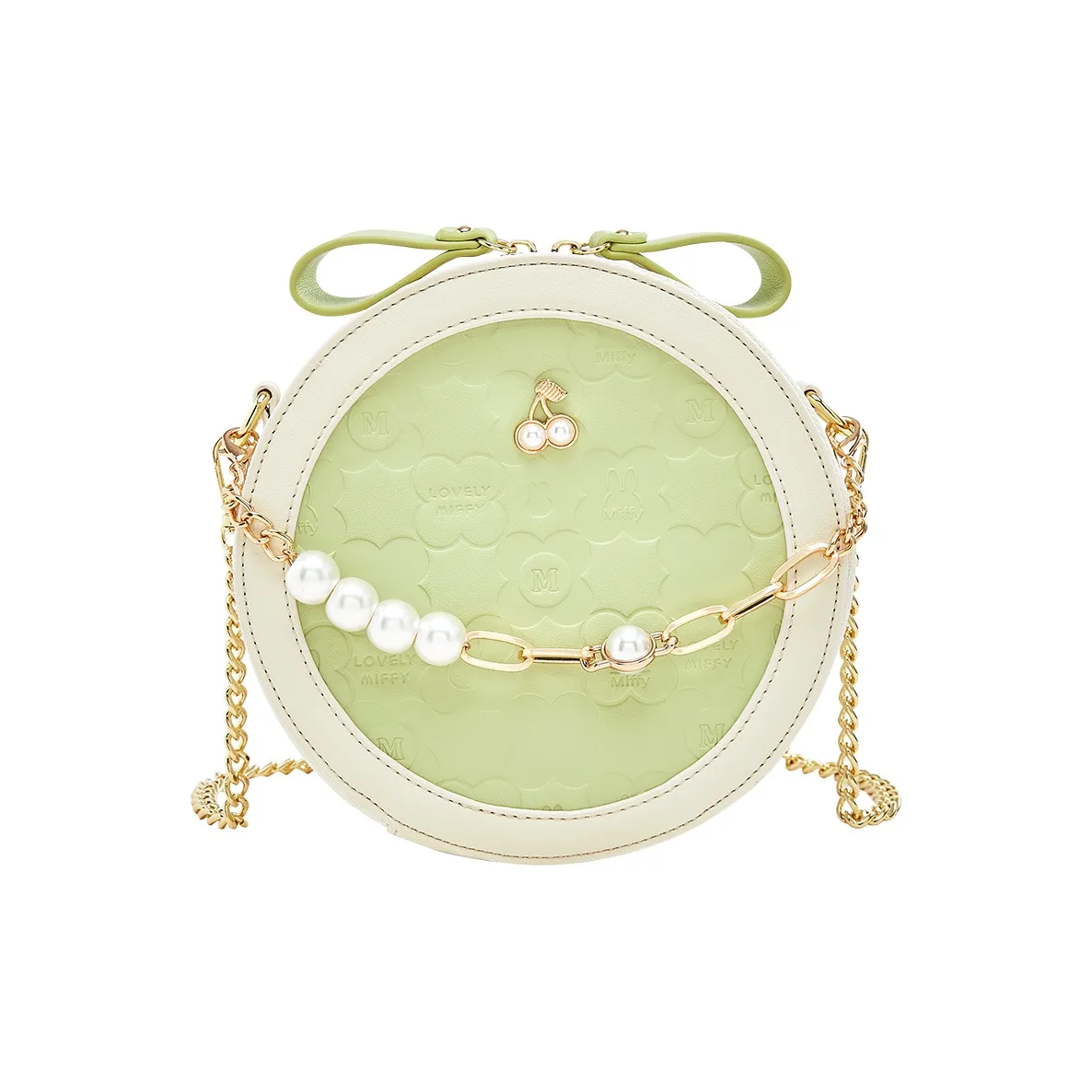 MIFFY ПУ (полиуретан) Сумка через плечо Женская Белая