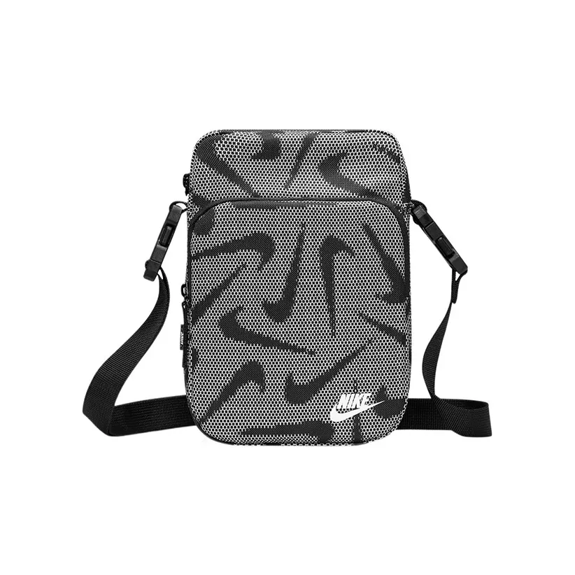 Nike Fabric Crossbody Bag Regular Unisex Black White
