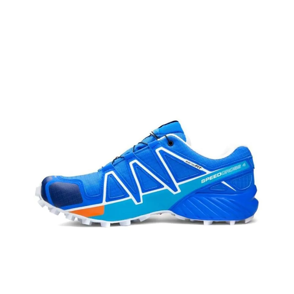 SALOMON 4 Gt Anti Slip Wear Resistant Low Top Outdoor Shoes Men's Sky Blue