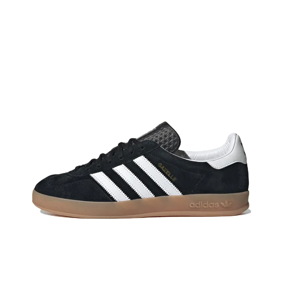 Adidas Gazelle Black White Gum
