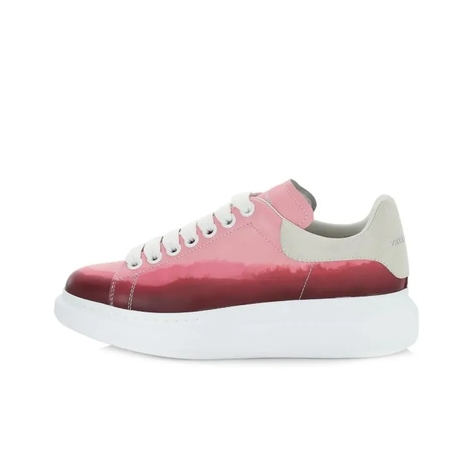 Alexander McQueen Oversized Sneakers 'Pink Dip Dyed' Women's
