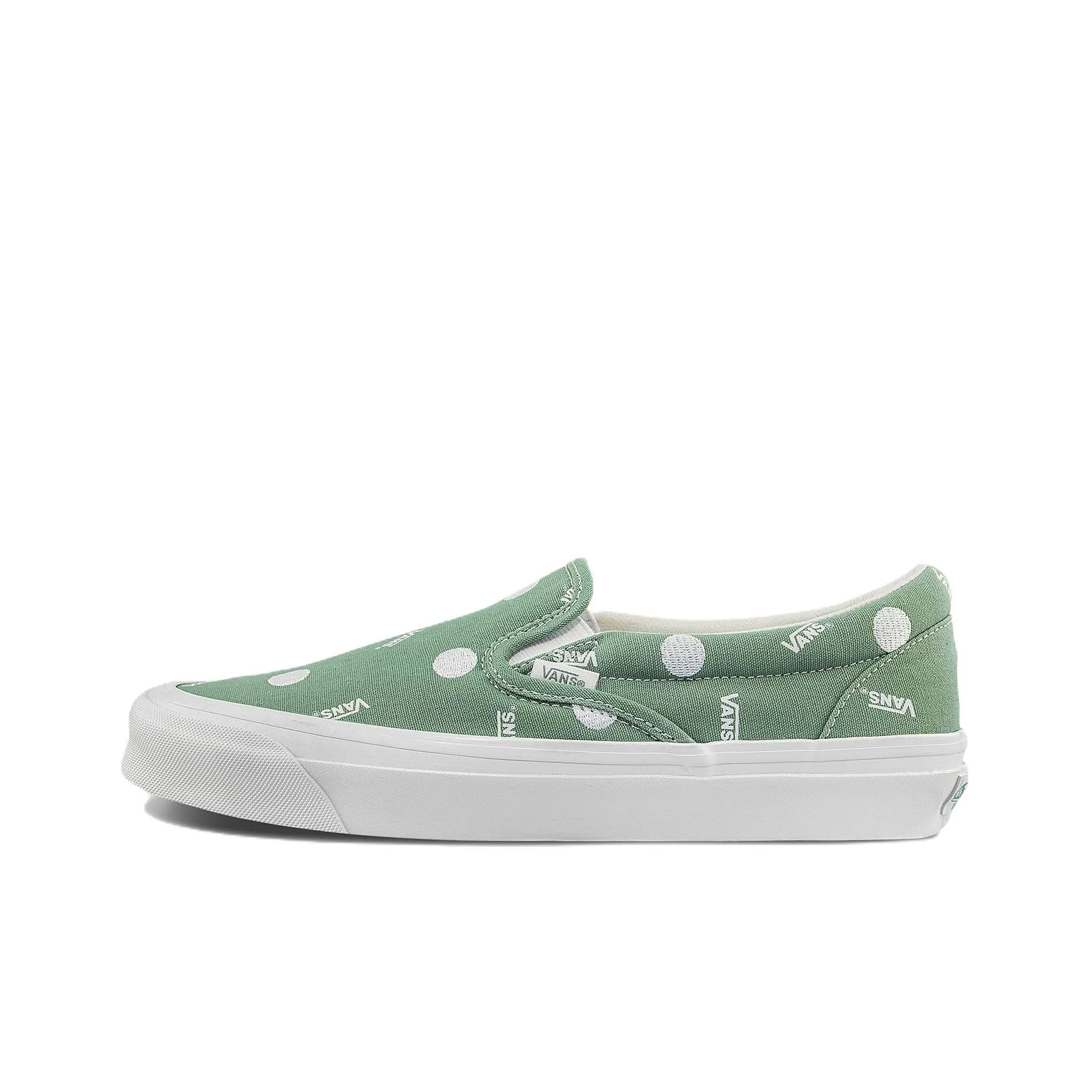 Vans Og Classic Slip On Lx 'Polka Dot   Green'