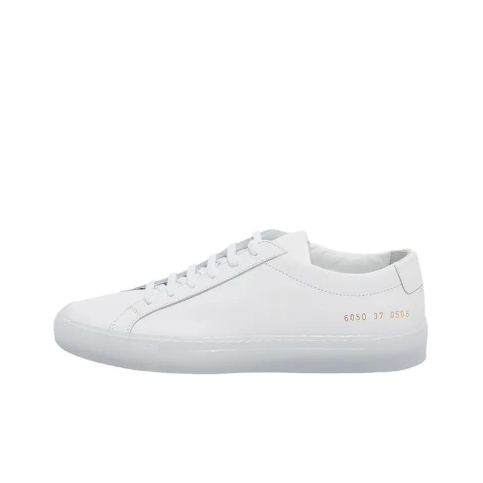 COMMON PROJECTS Low Top Stylish Skateboarding Shoes Women's White