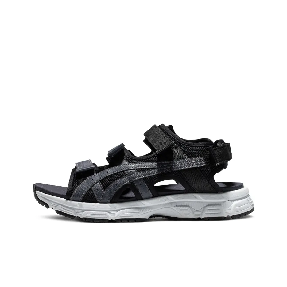 Asics Kahana Sd 2 Fashion Retro Sports Unisex Black Gray Sandals 'Black Gray'