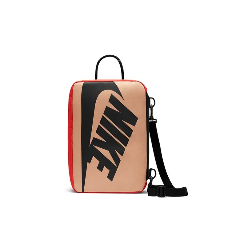 Nike Polyester Shoe Box Bag, Shoulder Bag, Crossbody Bag Regular Men's Black Sesame Yellow