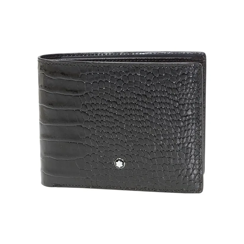 MONTBLANC Кожа Кошелек Мужской Черный