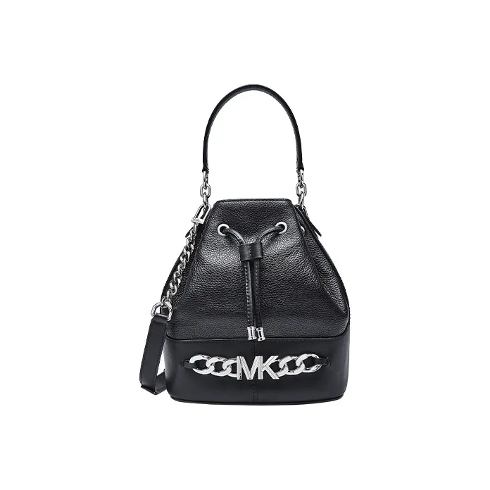 MICHAEL KORS Коровья кожа Ведрообразная сумка Сумка через плечо Сумка среднего размера Женская Черная