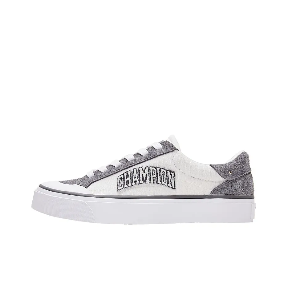 Champion Campus Star 1.0 Campus Collection, Star Kid Shoes Low Top Skateboard Shoes Women's Gray White