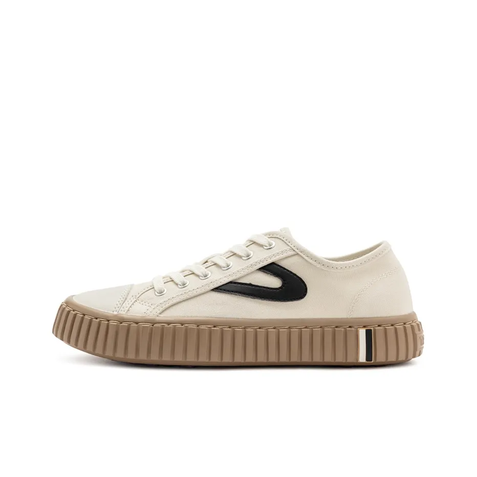TRETORN Campos OG Lite Anti-Slip And Wear-Resistant Breathable Low-Top Skateboard Shoes Unisex Beige Black