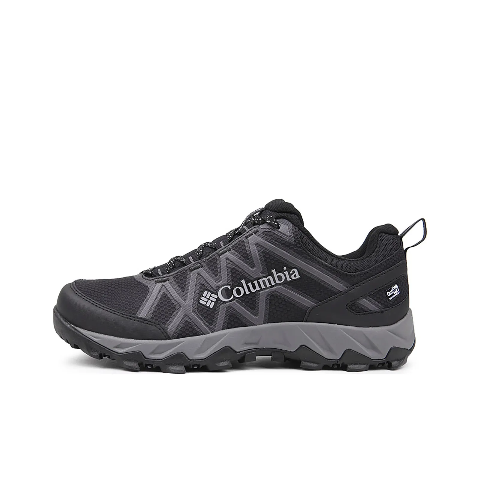 Columbia Cushioning Slip Resistant Waterproof Low Top Hiking Shoes Men's Black