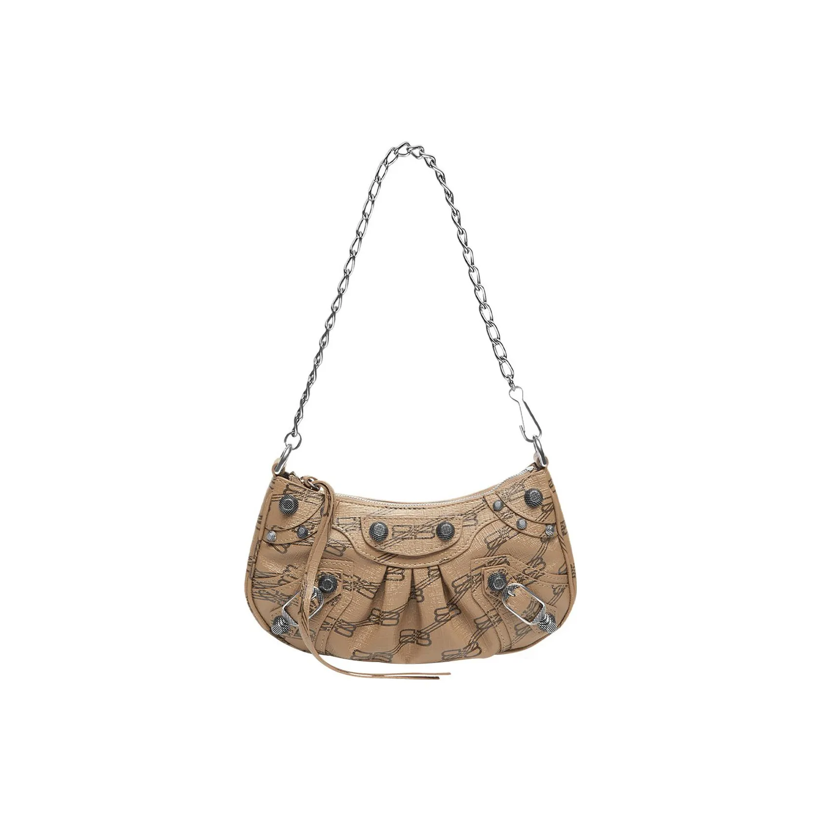 Balenciaga Le Cagole Mini Bag With Chain Black