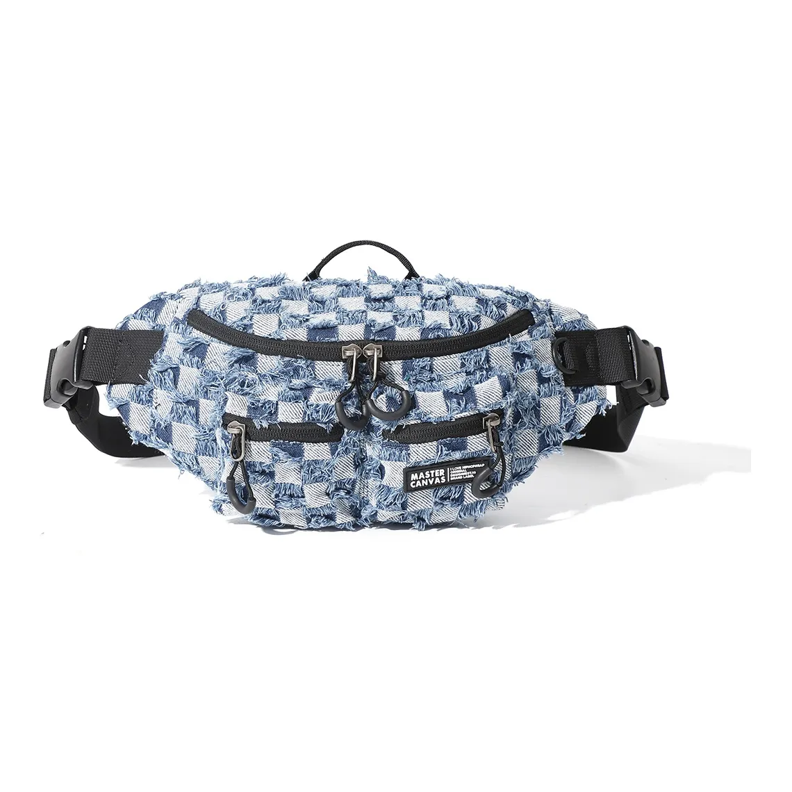 MASTER CANVAS Ткань Sling Сумка Сумка через плечо Бананка Унисекс Синий