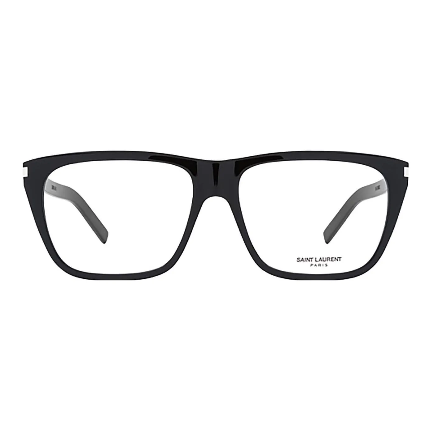 SAINT LAURENT Пластиковая оправа квадратные оправы для очков унисекс черный