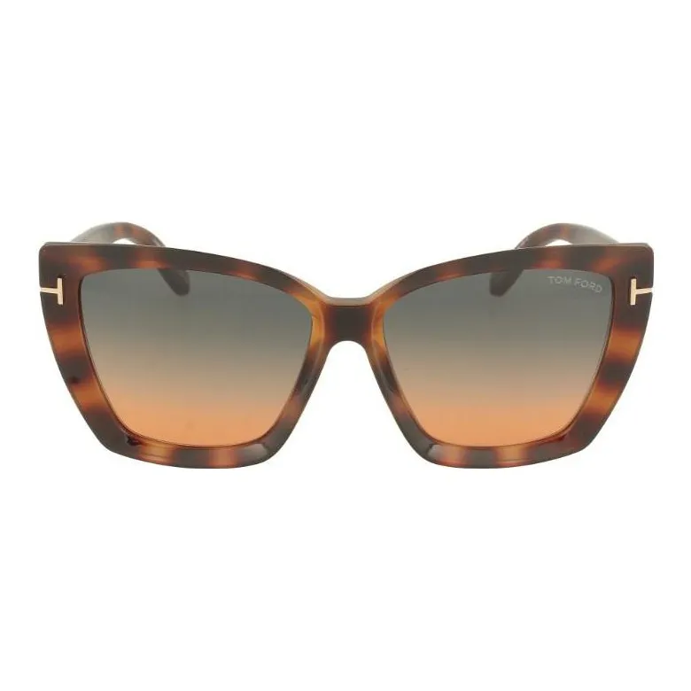 TOM FORD Eyewear Scarlet Oversized Frame Sunglasses