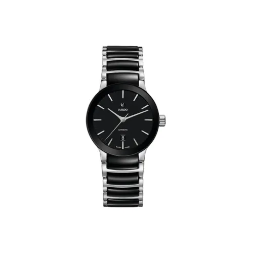 RADO Автоматический Механический Movement Женские Crystal Collection Часы 28 мм Черные
