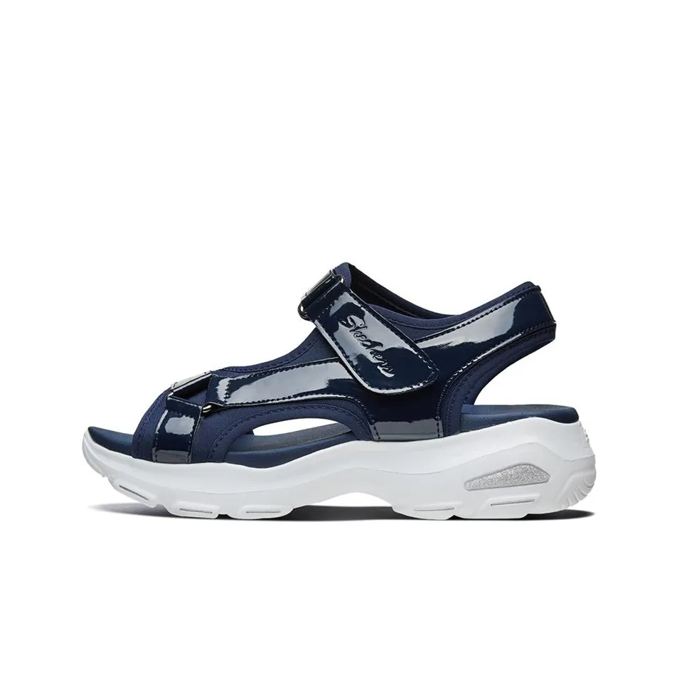Skechers D'LITES Series Beach Sandals Women's Navy