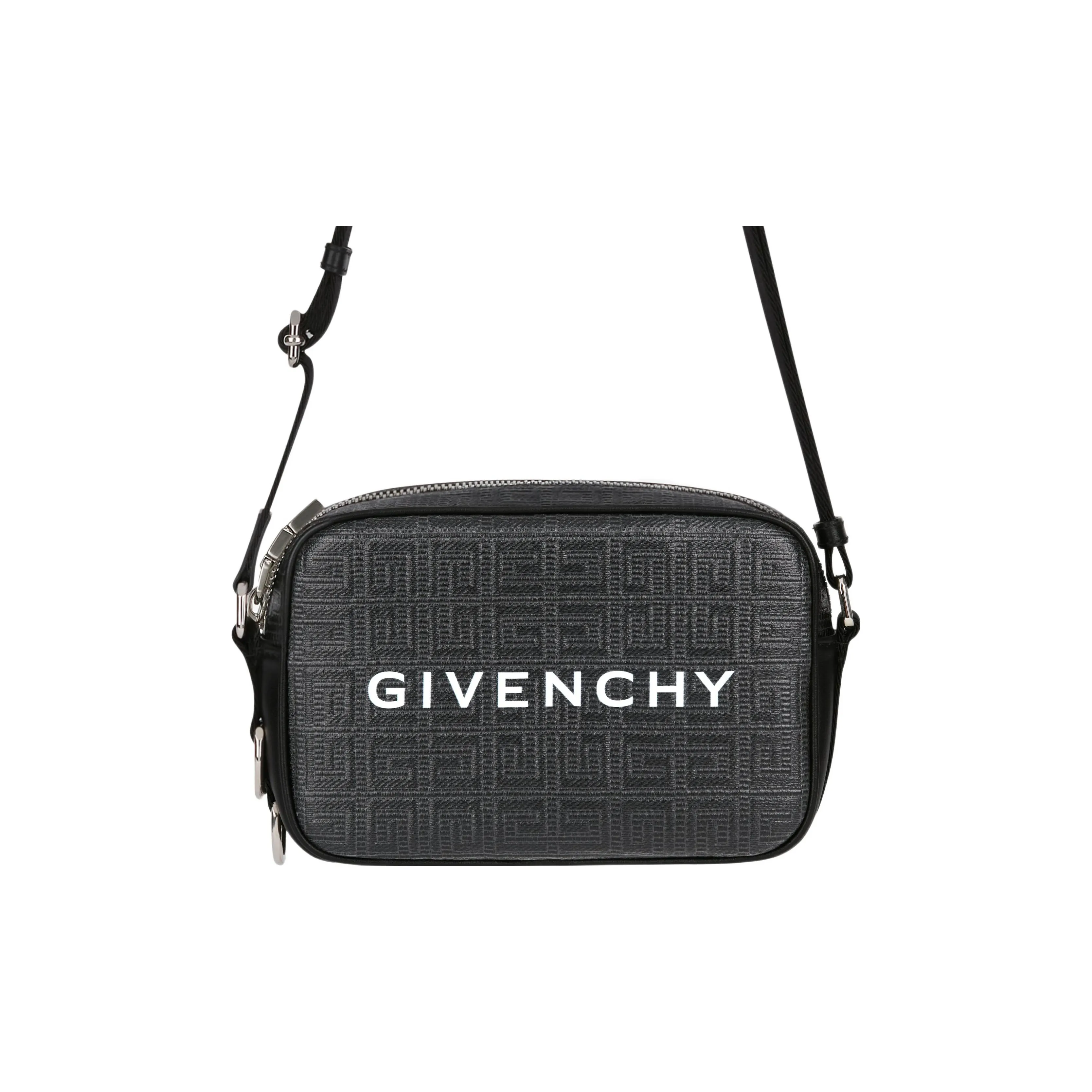 Givenchy G Essentials Coated Canvas Camera Bag, Crossbody Bag, Shoulder Bag Men's Black