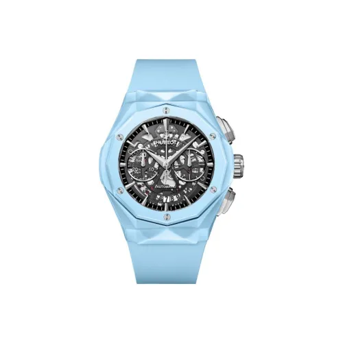 HUBLOT Автоматический Механический Movement Мужские Классические Фьюжн Часы 45 мм Черные