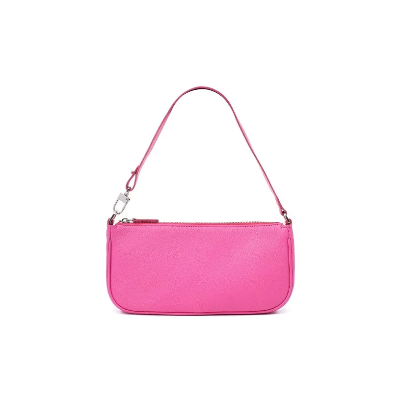 By Far Rachel GRAIN LEATHER Сумка через плечо Женская Ярко-розовая