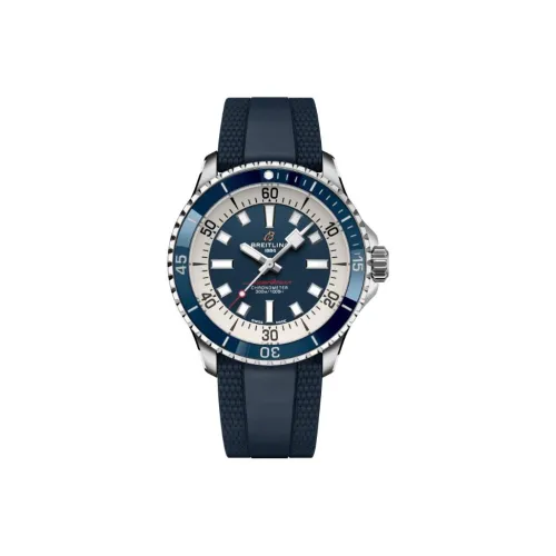 Breitling Автоматический Механический Movement Мужские Часы Super Ocean Collection 42 мм Синие