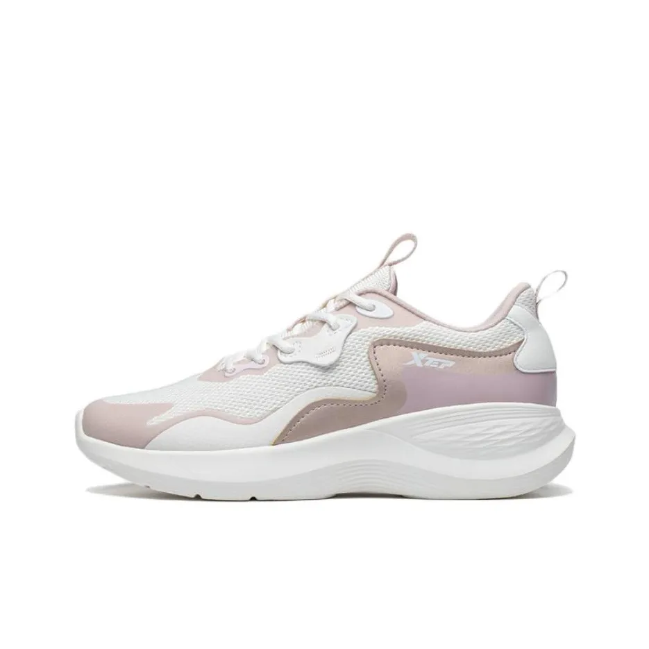 XTEP Xingyun Low-Top Running Shoes Women's White Pink Gold