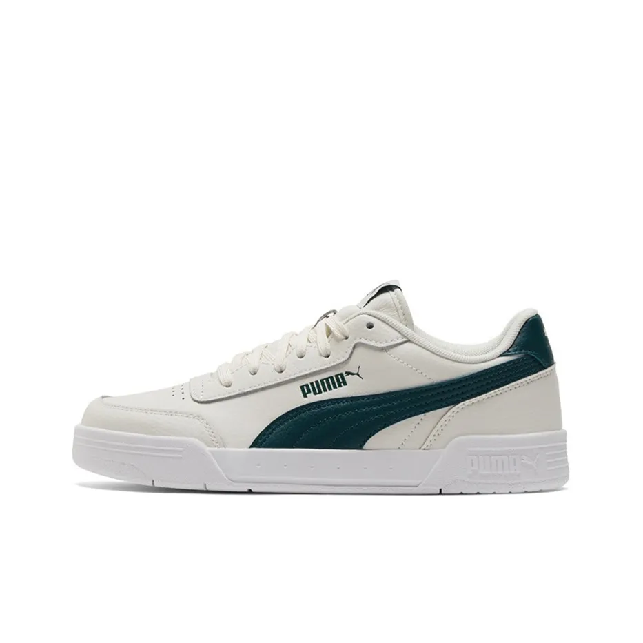 PUMA Caracal Low Топ Скейтборд Кроссовки Унисекс Белый Серый Зеленый