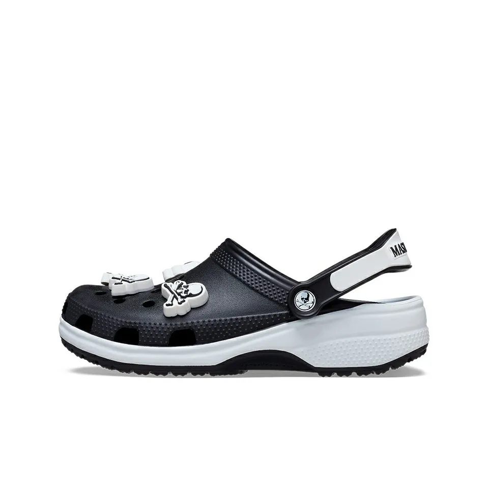 Mastermind JAPAN x Crocs Classic Clog Sabo Унисекс Черный Белый